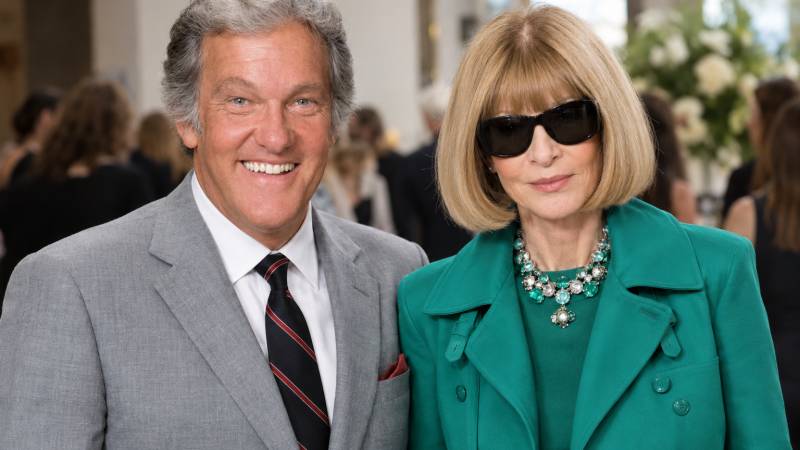 Tom Kennedy and Anna Wintour
